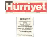 Teşekkür İlanları